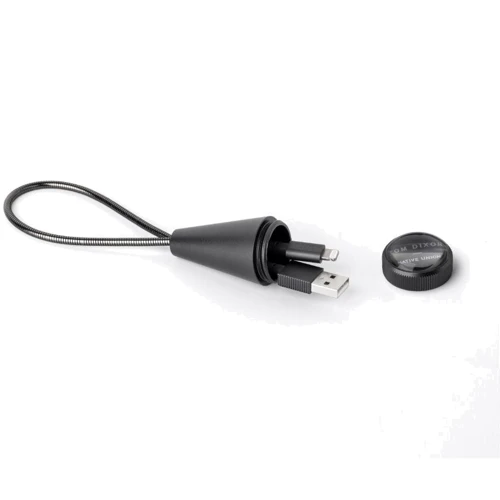 Кабель Native Union USB Cable to Lightning Tom Dixon Stash Cone 15cm Black (CONE-L-BLK-TD): Тип USB Cable - Lightning