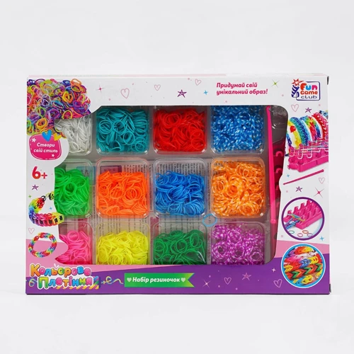 Цветное плетение 4FUN Game Club 12 цветов резинок (24181): Производитель 4FUN Game Club