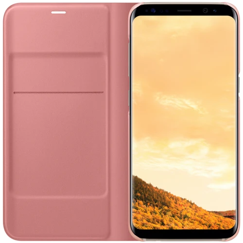 Аксессуар для смартфона Samsung LED View Cover Pink (EF-NG955PPEGRU) for Samsung G955 Galaxy S8 Plus: Тип чехол-книжка