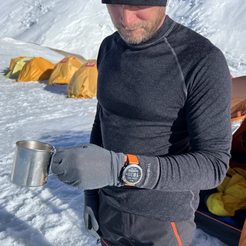 Термолонгслив Thermowave Merino Xtreme 12XTRM411-990 46 (S) чорний: Склад Полиэстер, Полиамид, Шерсть