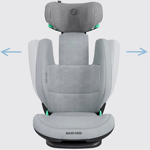 Автокресло MAXI-COSI RodiFix S i-Size Basic Black (8801870110): Регулировка высота подголовника, наклон спинки, ширина сиденья