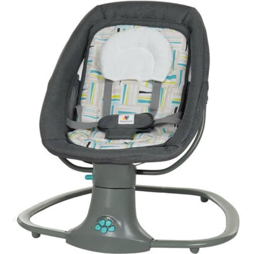 Укачивающий центр Mastela 8105 (dark grey): Додаткові зручності регулируемая спинка, пульт ду, контроль скорости движения, звуковое сопровождение, ремни безопасност