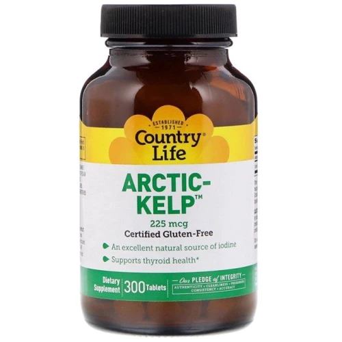 

Country Life Artic-Kelp 225 mcg Ламинария 300 таблеток