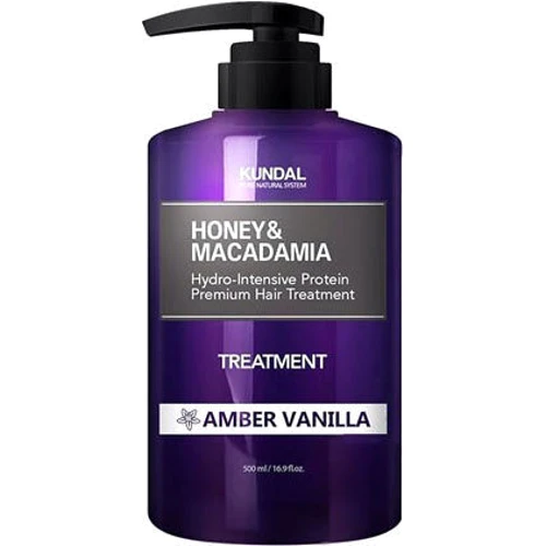Kundal Honey & Macadamia Treatment Amber Vanilla Кондиционер-маска для волос Янтарная ваниль 500 ml