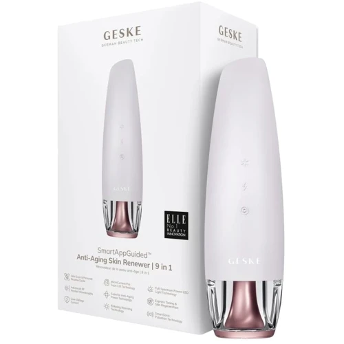 Антивозрастной LED-излучатель для восстановления кожи лица GESKE Anti-Aging Skin Renewer 9в1 starlight (HB0584)