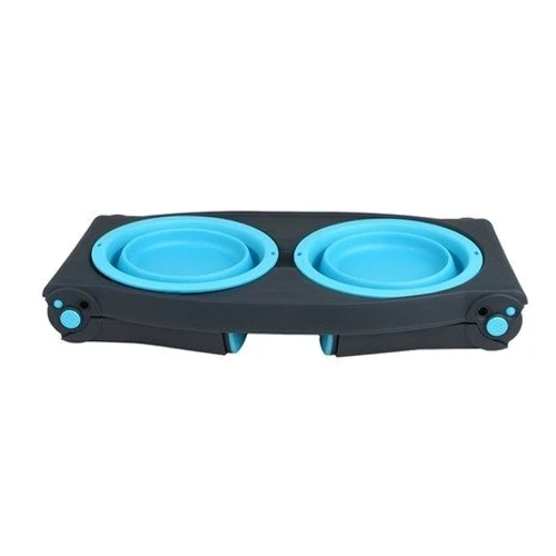 Миска Dexas двойная Adjustable 2хPet Feeder с регулированными ножками 960 мл Голубой (PW1204322194): Материал Пластик
