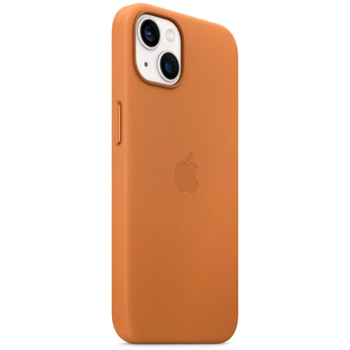 Чехол для iPhone Apple for iPhone 13 Leather Case with MagSafe Golden Brown (MM103) фото 5