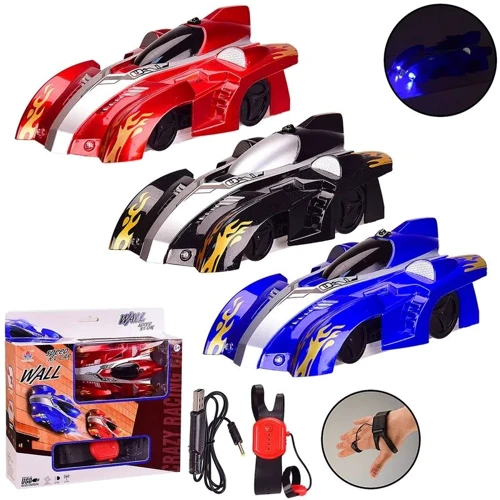 Машина Toys на радиоуправлении, управление рукой, ездит по стене (891-1B)