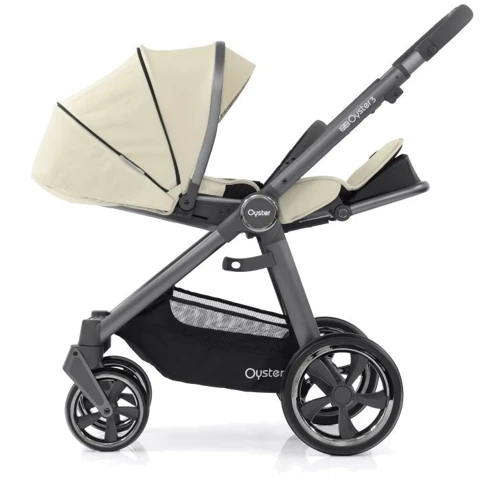 Прогулочная коляска BabyStyle Oyster 3 2021 Limited Edition (Vanilla / City Grey): Ширина шасси 57