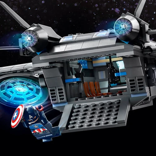 Конструктор LEGO Super Heroes Marvel Квінджет месників (76248): Рекомендований вік 9+