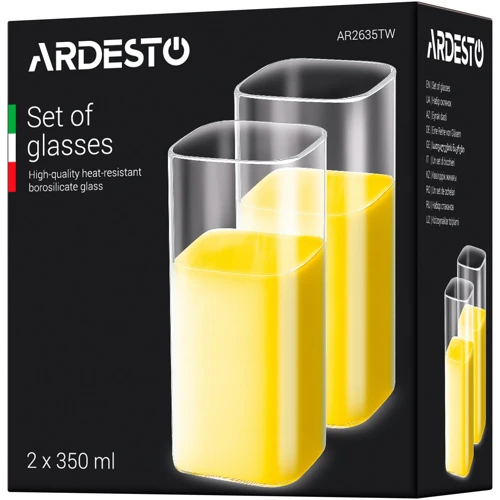 Набір склянок Ardesto Twins 2х350 мл (AR2635TW) фото 6