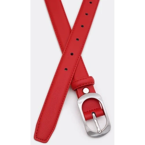 Женский ремень Borsa Leather красный (CV1ZK-102r-red): Пол Женский