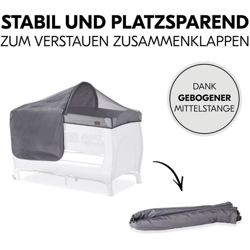 Сетка для детского манежа Hauck Travel Bed Canopy Grey