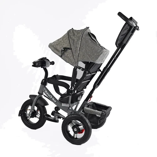 Детский велосипед Best Trike 3-х колесный серый (3390/35-723): Рекомендуемый возраст от 1.5 лет