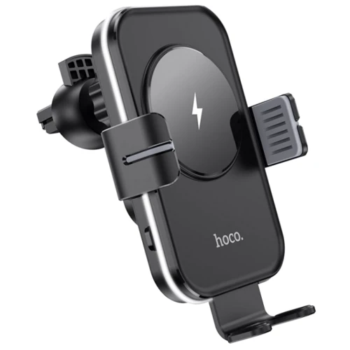 Держатель Hoco Car Holder Air Ven Wireless Charger 15W Black (CA80): Особенности wireless charging, автодержатель