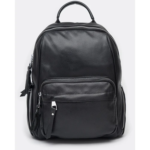 Женский рюкзак Borsa Leather черный (K12045-black)