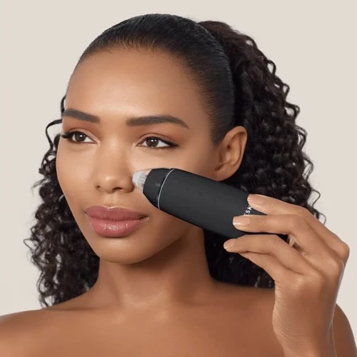 Микродермабразионное устройство для удаления черных точек GESKE MicroDermabrasion Blackhead Remover 7в1 gray фото 4