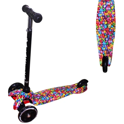 Самокат трехколесный Miс Best Scooter, камушки (GS-0069)
