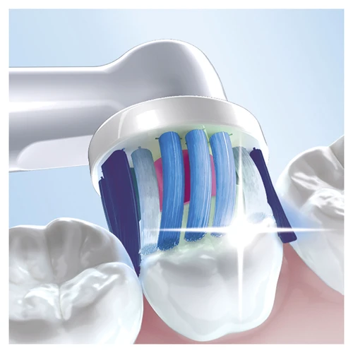 Зубная щетка Braun Oral-B Vitality D100.413.1 PRO 3D White: Технология чистки возвратно-вращательная