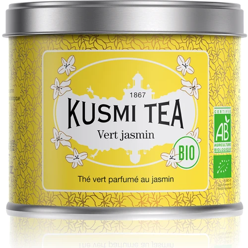 Чай Kusmi Tea зелений жасминовий органічний 90 г (BWQ0813)