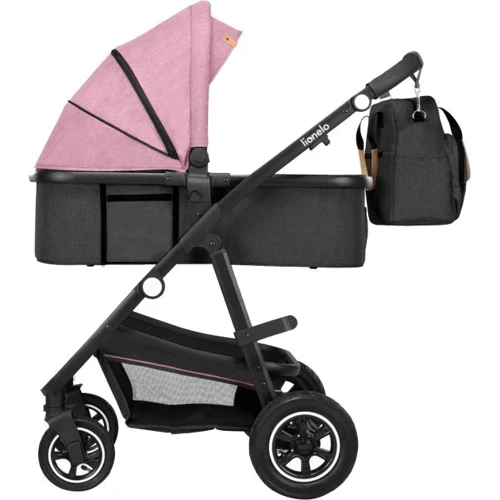 Коляска 2 в 1 Lionelo Amber Pink Rose: Количество блоков 2