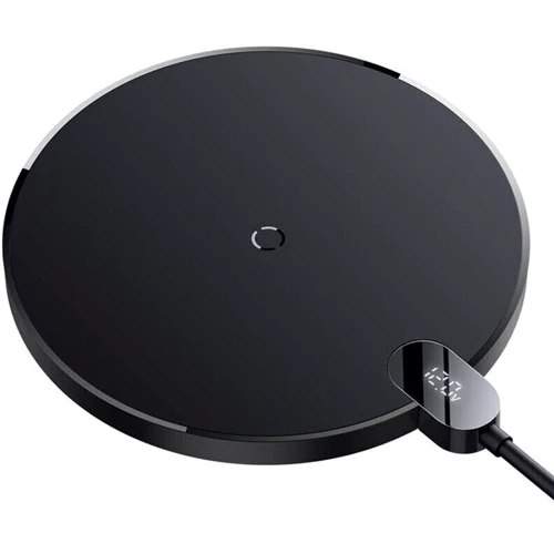 Зарядное устройство Baseus Wireless Charger Digital LED Display Gen 2 15W Black (CCED000001): Кабель в комплекте встроенный