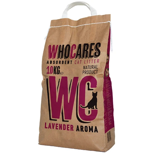 Наповнювач туалетів для кішок WhoCares Lavander Мінеральний вбираючий 10 кг (10 л)