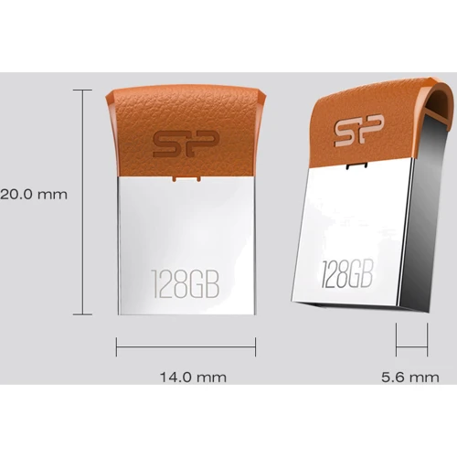 USB-флешка Silicon Power 128GB Jewel J35 USB 3.1 Brown (SP128GBUF3J35V1E) фото 5
