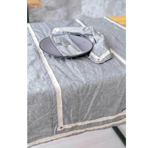 Скатерть Прованс Hygge Black черная 132х180 см (13701): Тип Скатерти