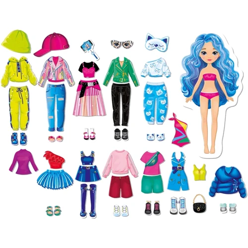 Магнітна гра Vladi Toys Одевалка (VT3210-12): Вік от 3-х лет