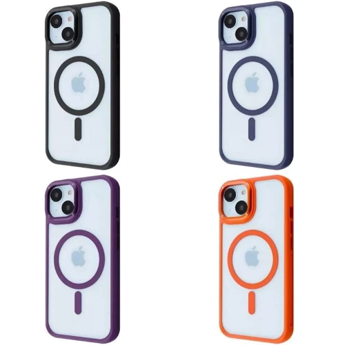 Чехол для iPhone Proove Clear Essence Case with Magnetic Ring Deep Purple for iPhone 15: Тип чехла накладка на заднюю часть