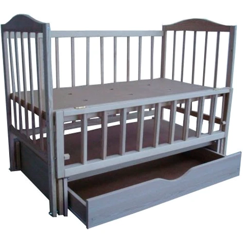 Детская кроватка Sofia Eco S-5 (120*60, 3 ур-ня, маятник, ящик, без лака): Тип классическая кроватка