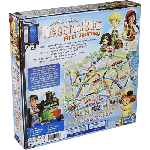 Настольная игра Days of Wonder Ticket to Ride - First Journey (Europe) EN НА АНГЛИЙСКОМ ЯЗЫКЕ фото 7