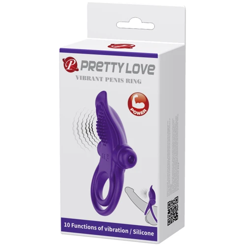 Ерекційне кільце Pretty Love Vibrant Penis Ring Purple (6603BI0768)