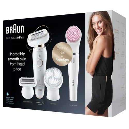 Эпилятор Braun Silk-epil 9 Flex Beauty Set SES 9100 3D: Щеточка для чистки Есть