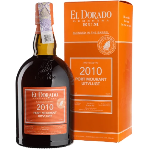 Ром El Dorado Port Mourant-Uitvlugt 2010 49.6 % 0.7 л GB (BWW3468)
