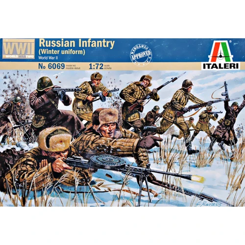 Набор фигурок Italeri Советская пехота (зимняя униформа) (IT6069)