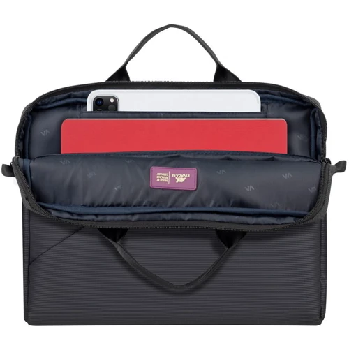 Сумка для ноутбука RivaCase 13,3" Grey (8720): Місткість ноутбук, блок питания, аксессуары