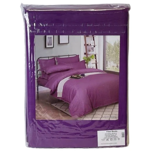 Комплект постельного белья Emily Fiber Lilac Stripe микрофибра полуторный (94031195): Материал микрофибра