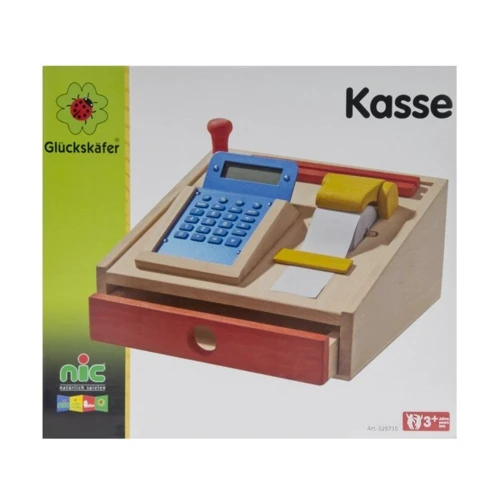 Игровой набор Nic Kasse Деревянный кассовый аппарат (NIC528735)