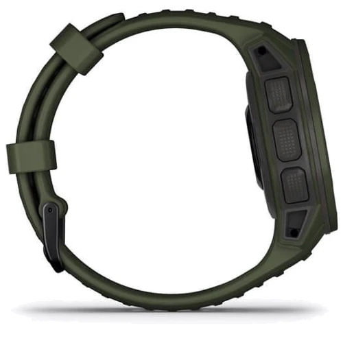 Смарт-часы Garmin Instinct Solar Tactical Edition Moss (010-02293-04): Особенности Тактические, Водонепроницаемые, Солнечная батарея, С большой автономностью