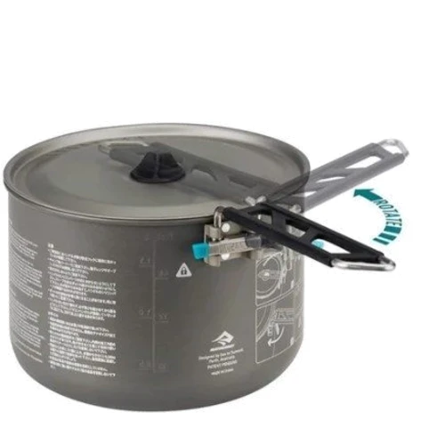 Набір посуду Sea To Summit Alpha Cookset 4.2 Pacific Blue/Grey (STS AKI5004-03122105) фото 4