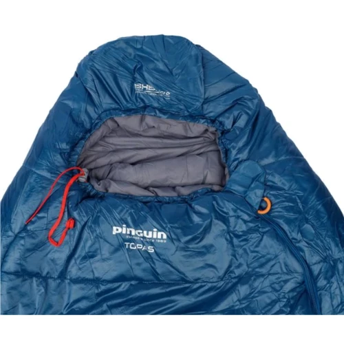 Спальный мешок Pinguin Topas (-1/-7°C) 195 см - Right Zip Blue (PNG 231458) 2020: Вес с упаковкой 1420 г