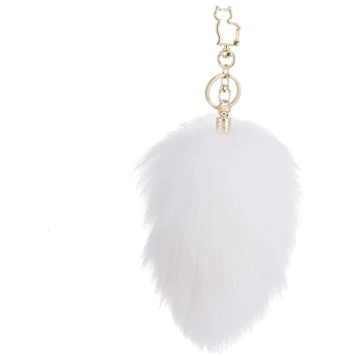 Анальна пробка Кролячий хвіст LOCKINK SEVANDA White Bunny-Tail Anal Rose-shape Plug