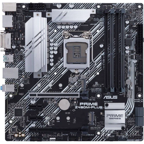 ASUS PRIME Z490M-PLUS: Роз'єми на платі PCI Express x1, SATA 3.0, M.2