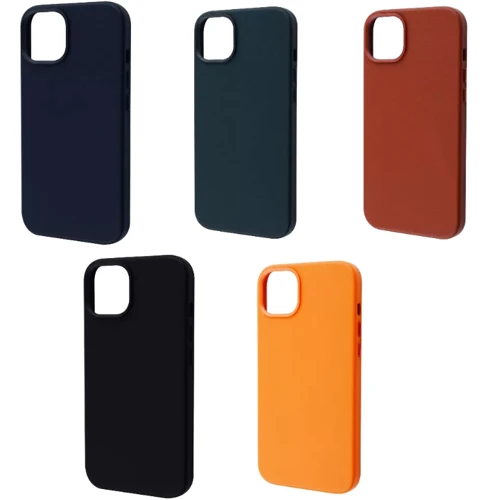 Чохол для iPhone WAVE Premium Leather Edition Case з MagSafe Ink для iPhone 14 Plus: Колір синий