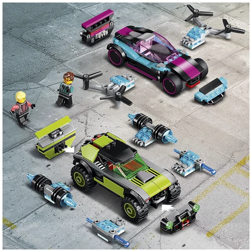 Конструктор LEGO City Модифицированные автомобили для гонки (60396) фото 5