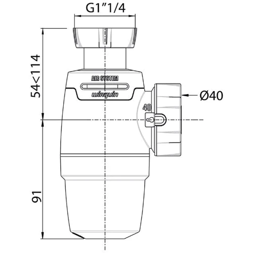 Сифон Wirquin (9541356)