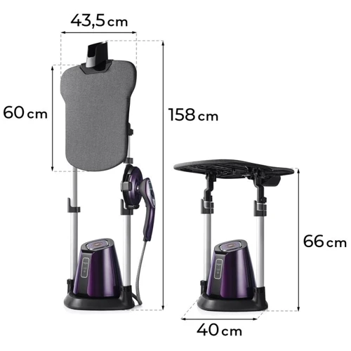 Отпариватель Mozano Ultra Care Purple: Подача пара, г/мин 35