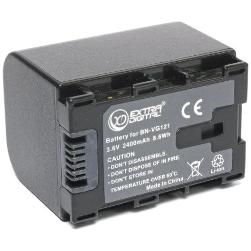 Аккумулятор ExtraDigital JVC BN-VG121 (chip): Тип аккумулятор